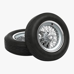 3D Dunlop CR48 tyres - Borrani rims