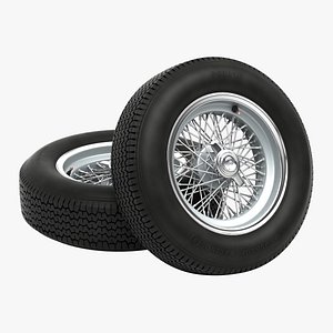 Dunlop CR48 tyres - Borrani rims