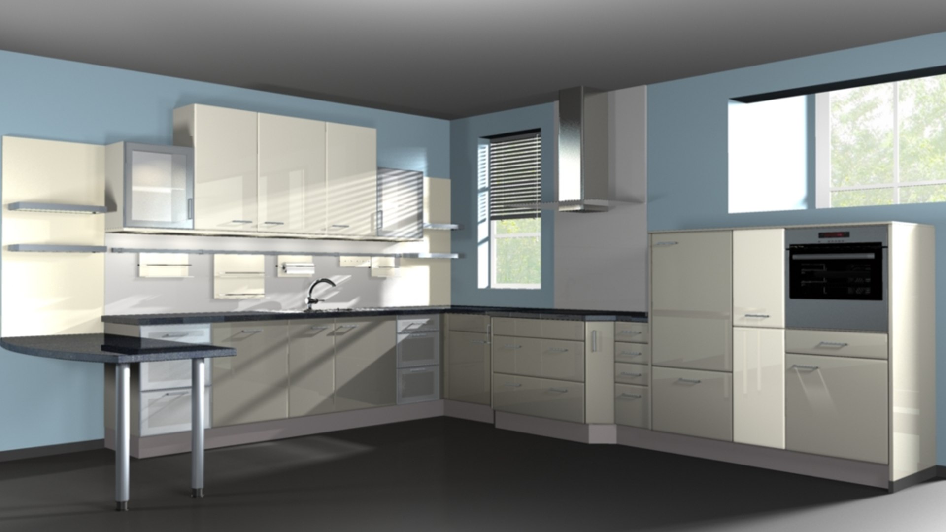 maya kitchen dish washer