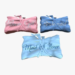 Folded robes for weddings