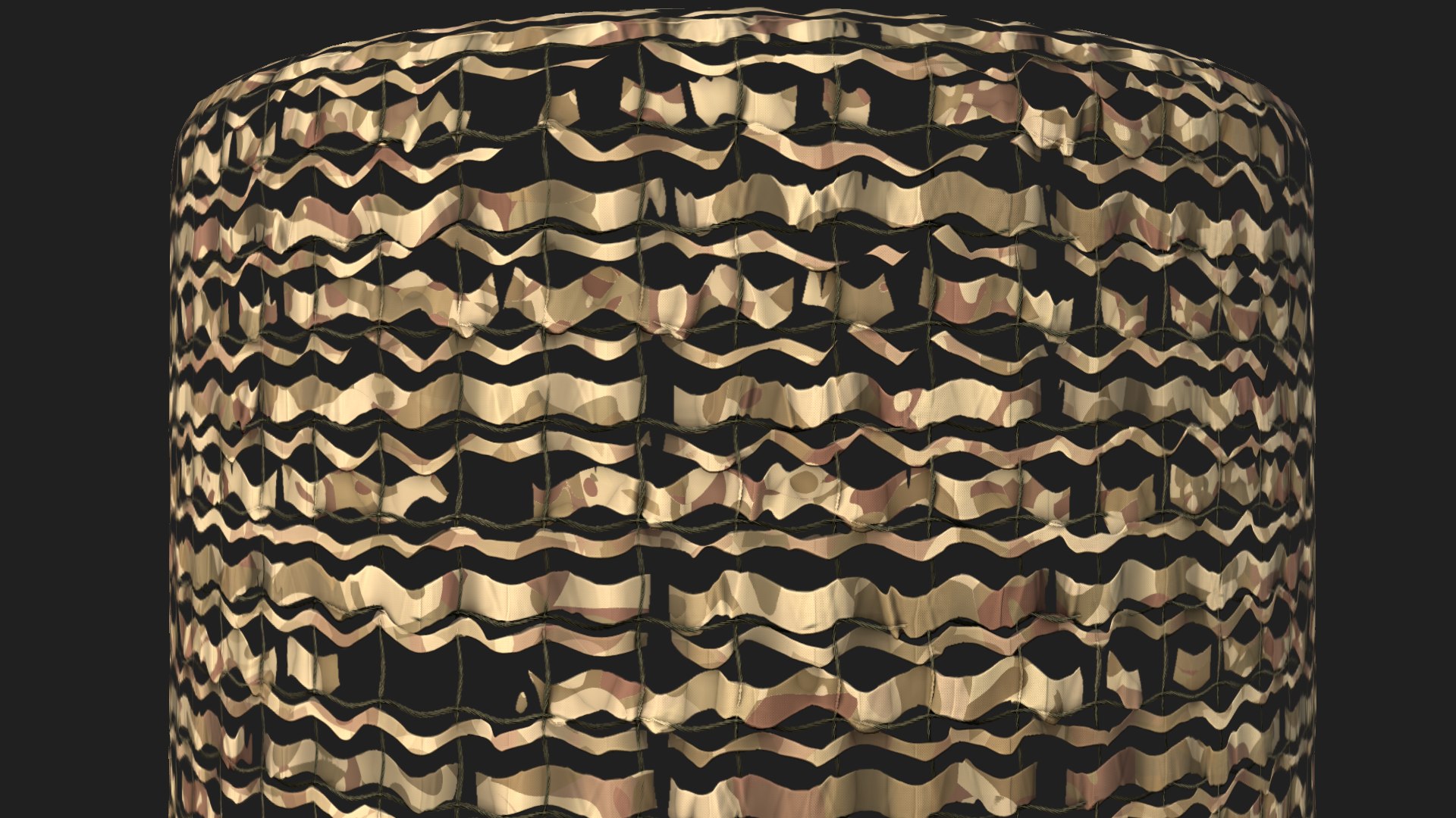 Seamless Camouflage Net Yellow Textures Model - TurboSquid 2336490
