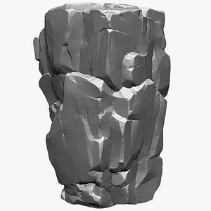 3D Rock Mountain Zbrush