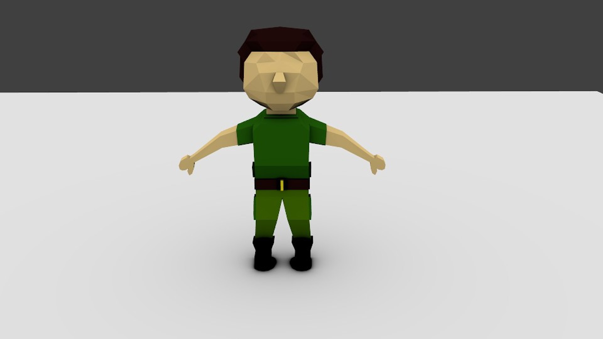 Rigged Character 3ds