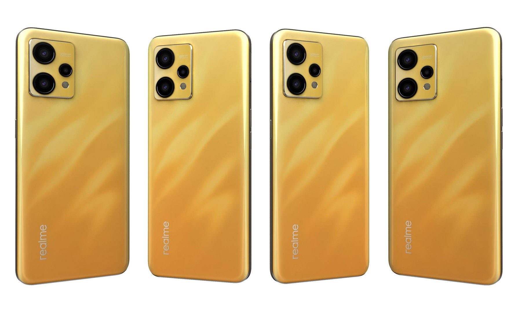 Realme 9 Sunburst Gold Model - TurboSquid 1931958