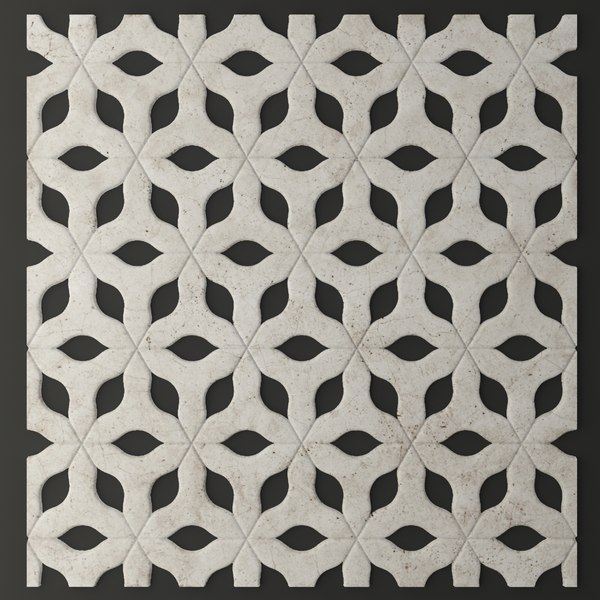 panel lattice grille 3d max