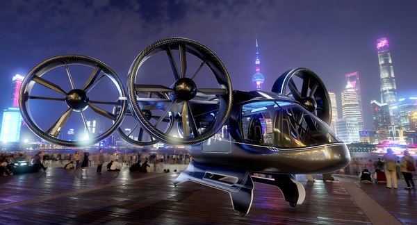 3D model bell nexus flying taxi - TurboSquid 1370427