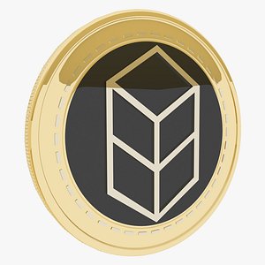3D Artemine Cryptocurrency Gold Coin