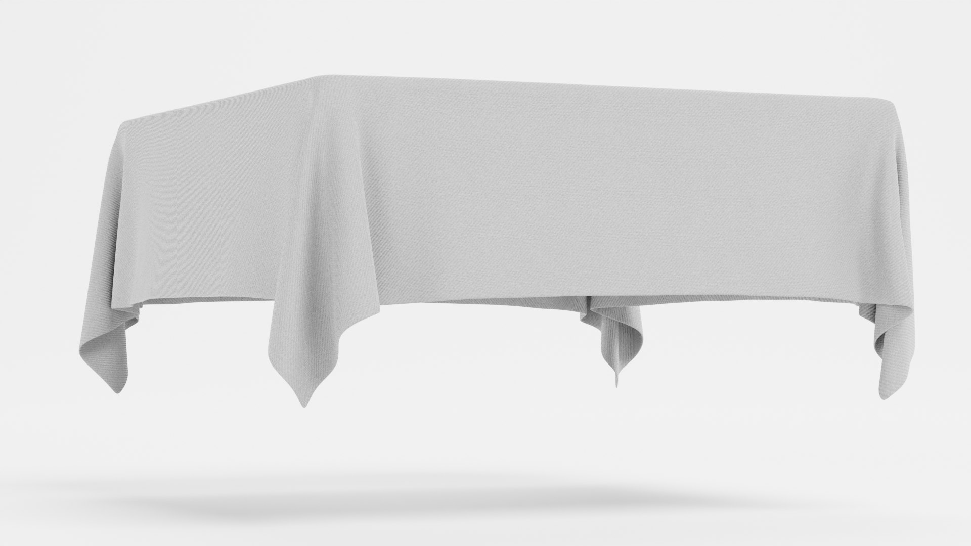 Tablecloth Square 3D Model - TurboSquid 1953625