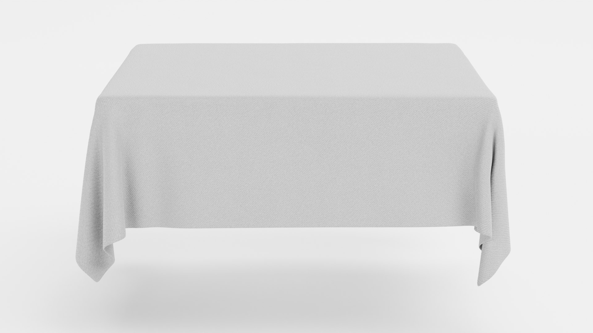 Tablecloth Square 3D Model - TurboSquid 1953625