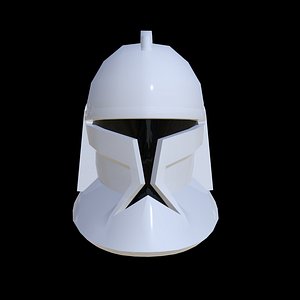 3D clone trooper helmet model