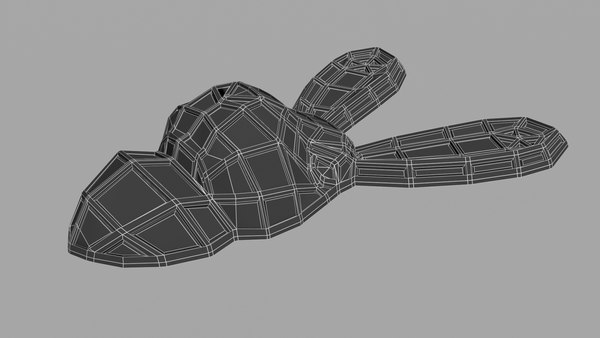3D model Rabbit Face With Polygonal Geometric Style - TurboSquid 1980225