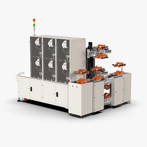 Fully Automatic Loading and Unloading Oven Shoemaking Industry Assembly Line 3D model