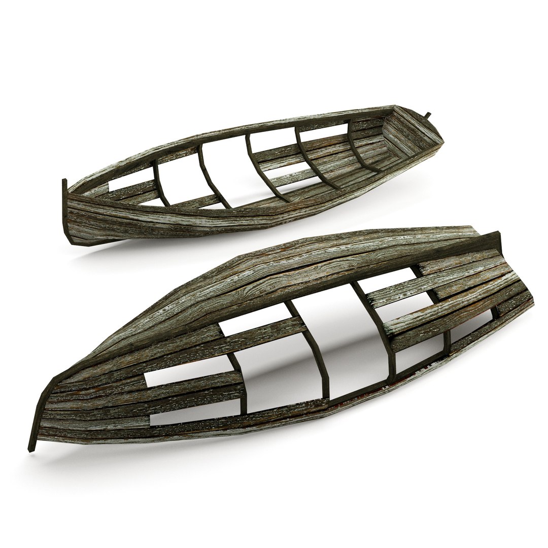 3D Boat Wood Wooden - TurboSquid 1682258