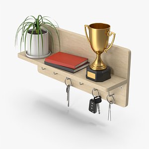 Key Hanger And Shelf Set