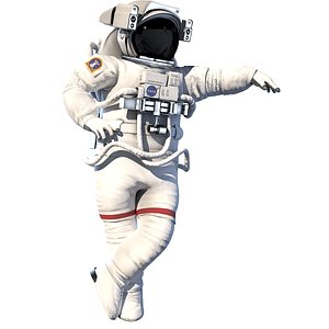 3D NASA Astronaut - PBR Low Poly Rigged and Ready for Animation