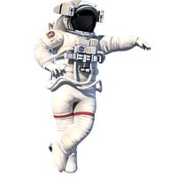 NASA Astronaut - PBR Low Poly Rigged and Ready for Animation
