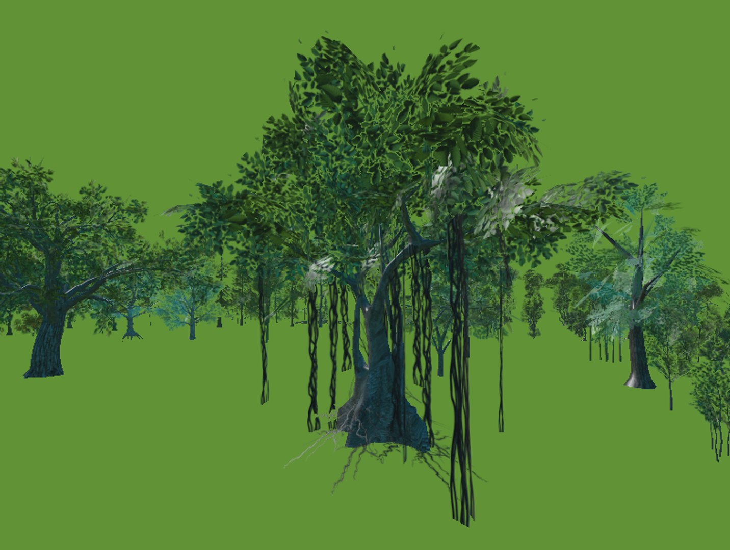 3D Trees Vr Model - TurboSquid 1438491
