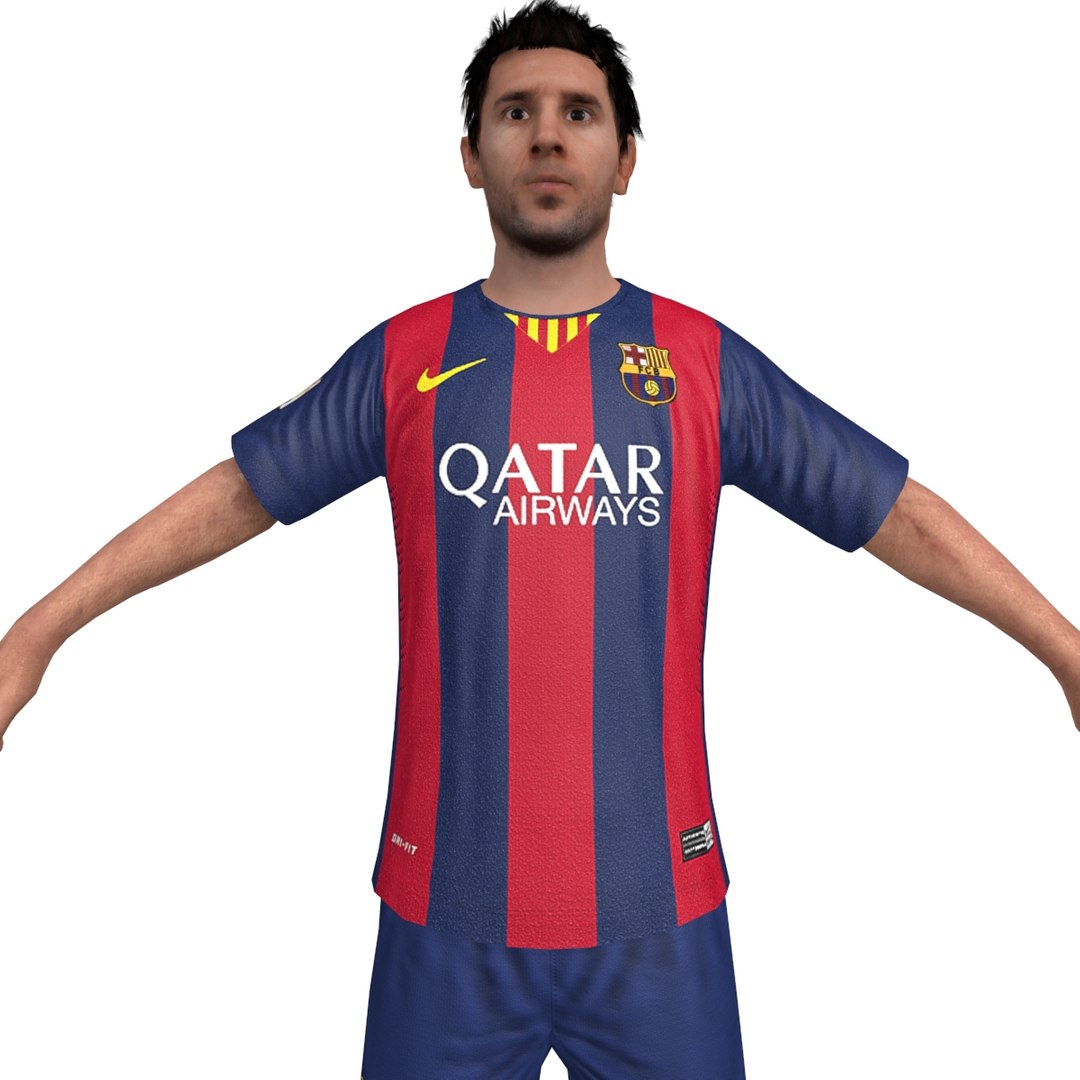 3d Model Lionel Messi