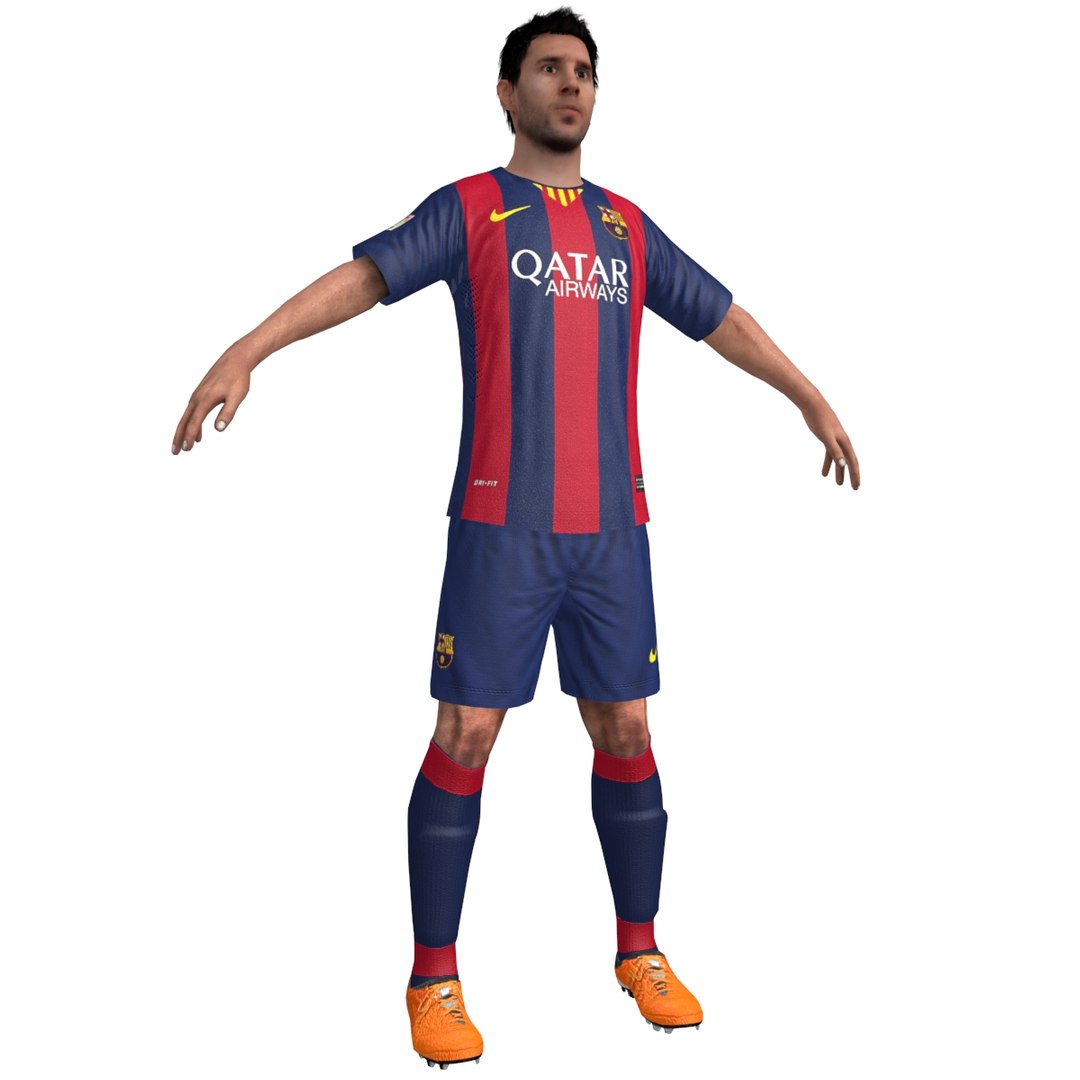 3d Model Lionel Messi