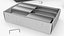 Office Stapler with Paper Staples Black