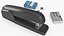 Office Stapler with Paper Staples Black