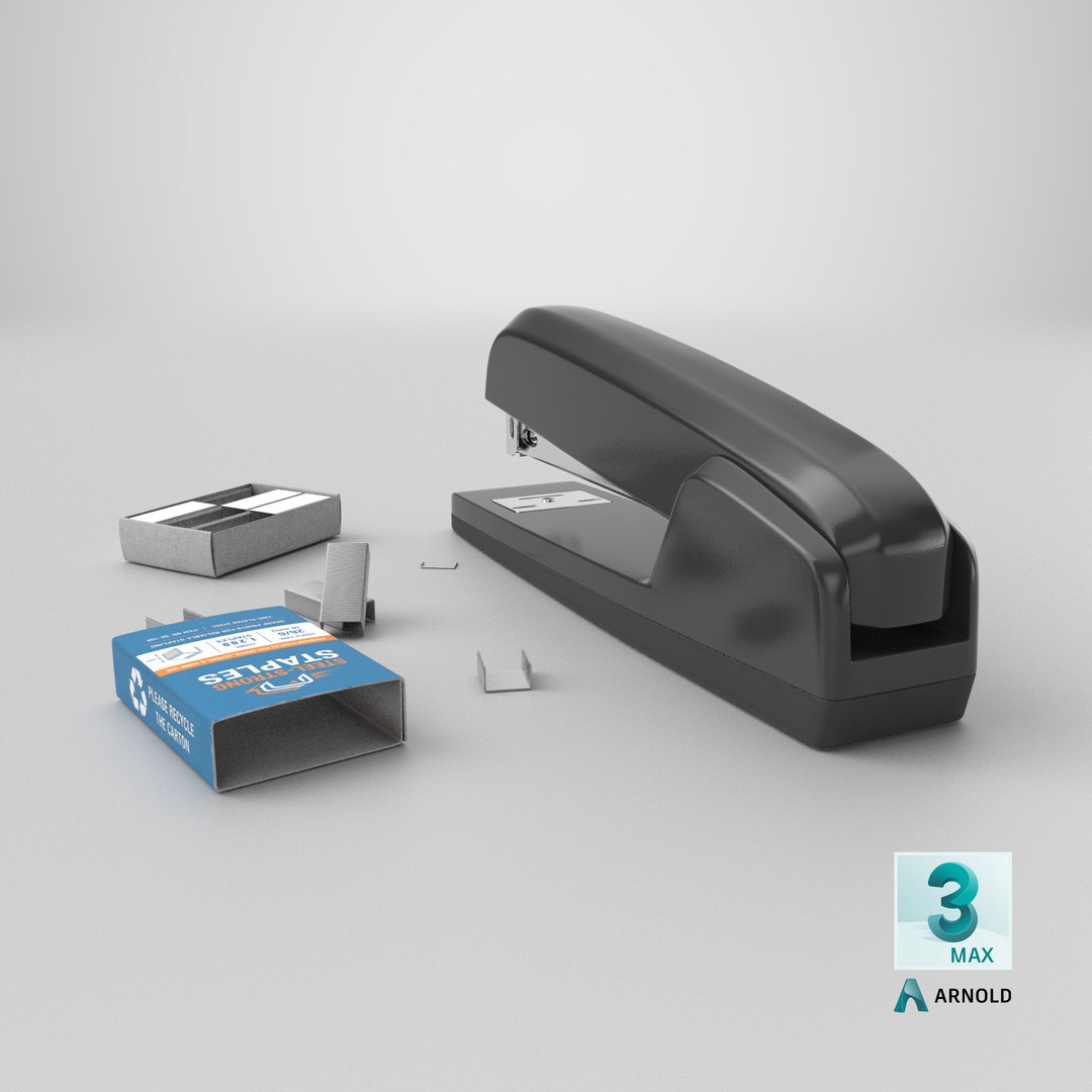 Office Stapler with Paper Staples Black 3D model https://p.turbosquid.com/ts-thumb/PM/KYf3nk/Xt/stemcell_max_arnold_render/png/1786110306/1920x1080/fit_q87/530c06147a1b7edc700c345bd0a74b47e0a06017/stemcell_max_arnold_render.jpg