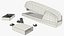 Office Stapler with Paper Staples Black