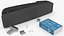 Office Stapler with Paper Staples Black