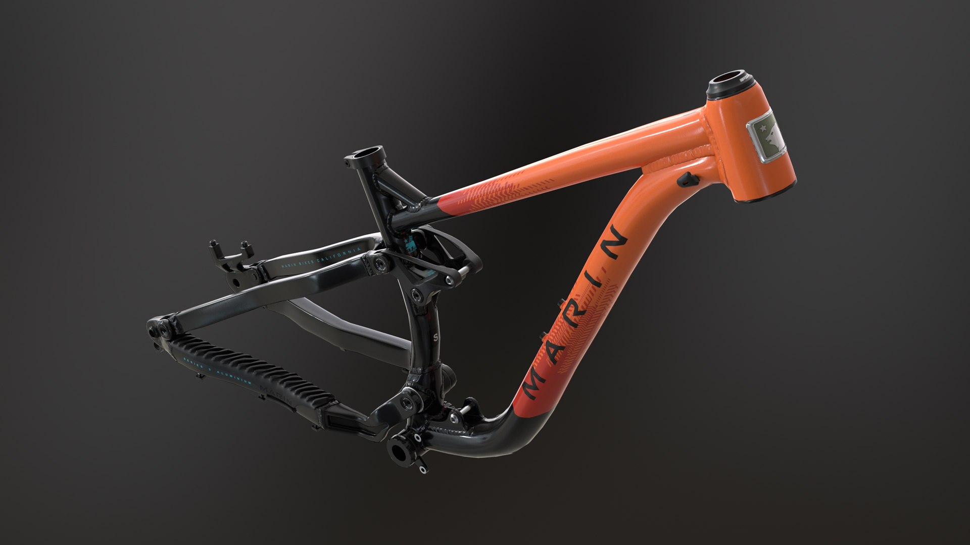3D Model MTB Frame - TurboSquid 2152702