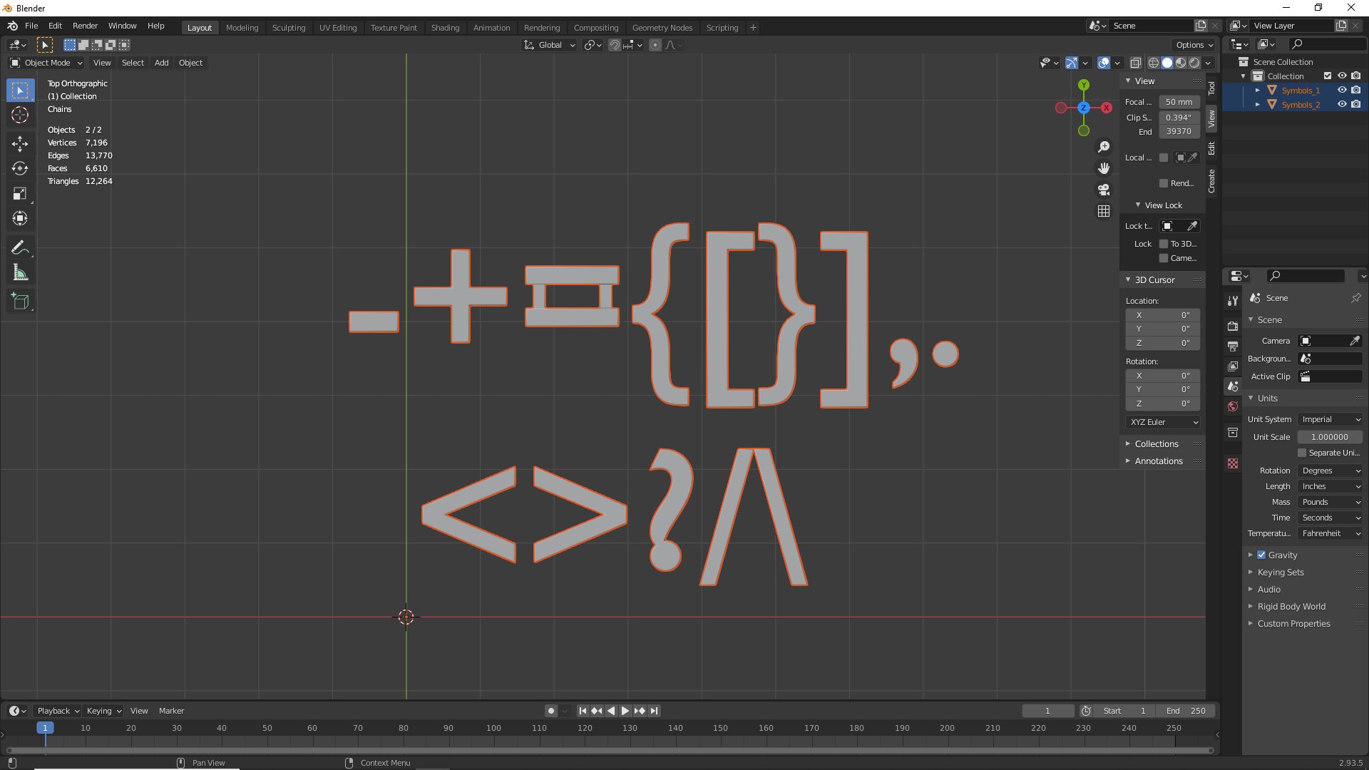 3D Keyboard Alphabet Numbers And Symbols - TurboSquid 2243766
