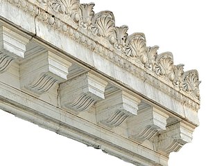 3D Attic cornice model
