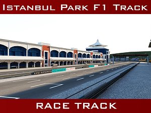 3D istanbul park racing circuit model