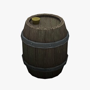 Barrel Handpaint Gameready