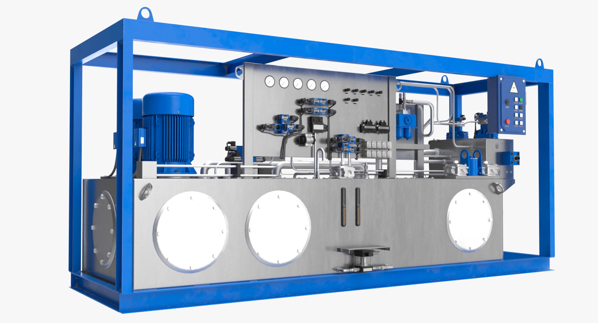 3D Hydraulic Power Unit TurboSquid 1509978
