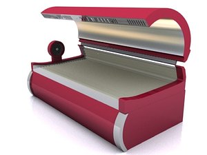 sunbed bed 3d model