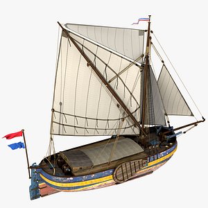 Holland Traditional Fishing Boat - Yate Hollander