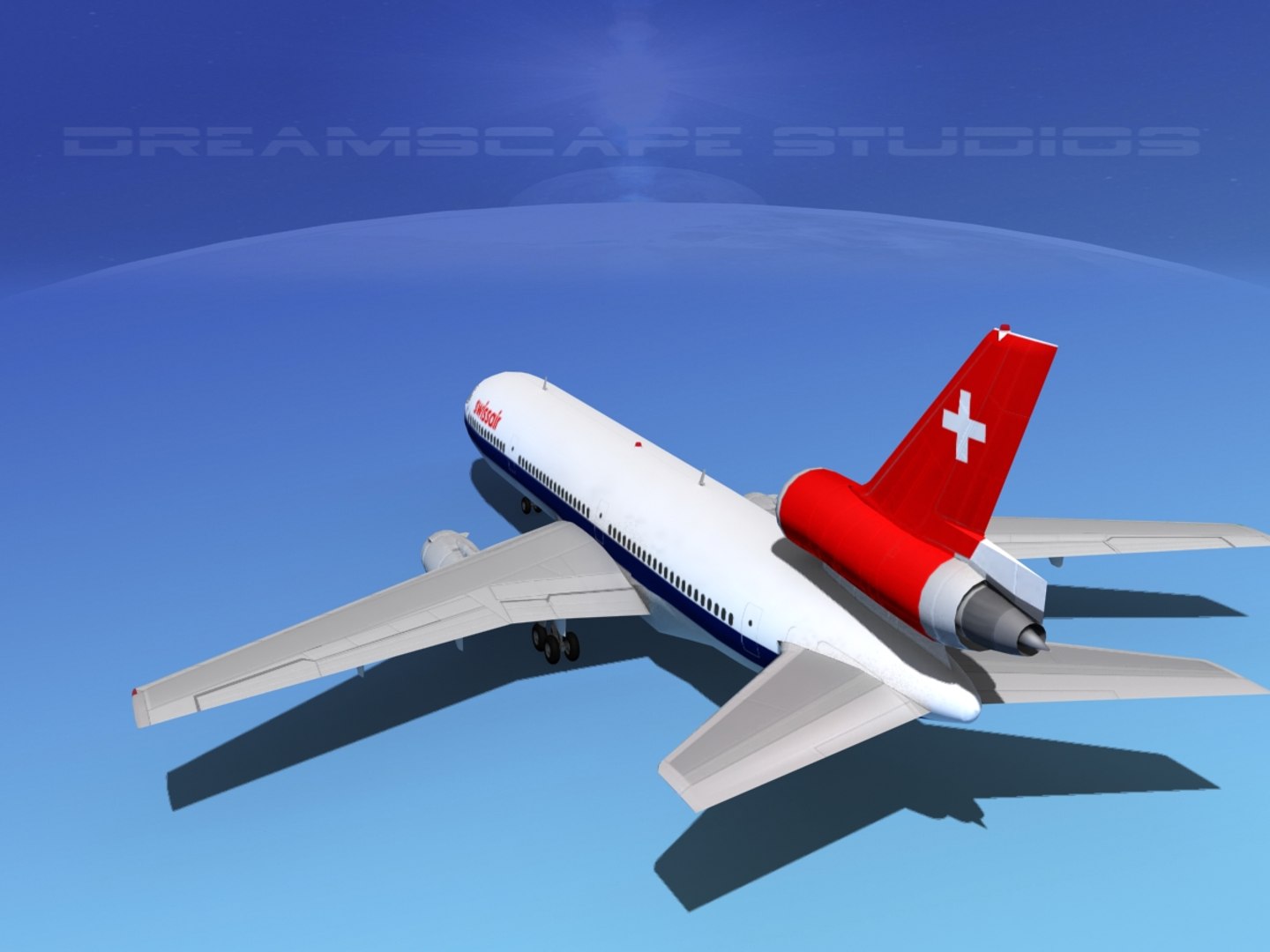 Douglas Dc-10 3d Dxf