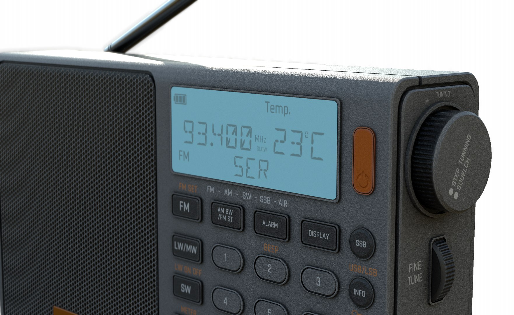 Portable Radio 3D Model - TurboSquid 2024762