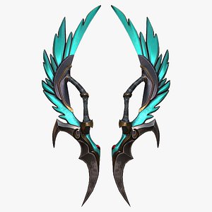 3D Fantasy Sword 10 3D Model model