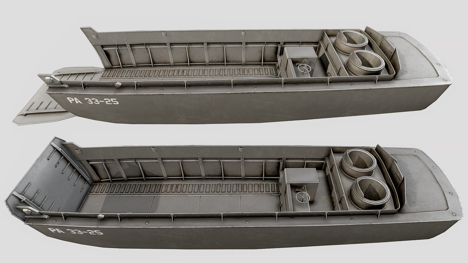lcvp landing craft pbr model https://p.turbosquid.com/ts-thumb/PM/tcZVwg/VL7NM7oo/render02/png/1548731629/1920x1080/fit_q87/00b6099cbdd3e51d9dbeb228c033f77351bd8c49/render02.jpg