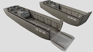 lcvp landing craft pbr model