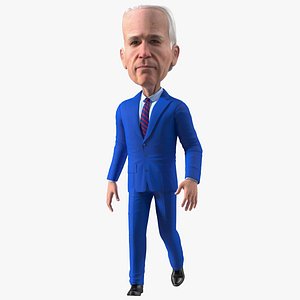 Cartoon Joe Biden Rigged for Cinema 4D