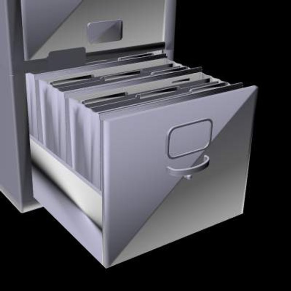 office filing 3d model