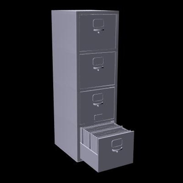 office filing 3d model