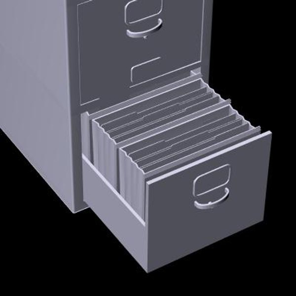 office filing 3d model