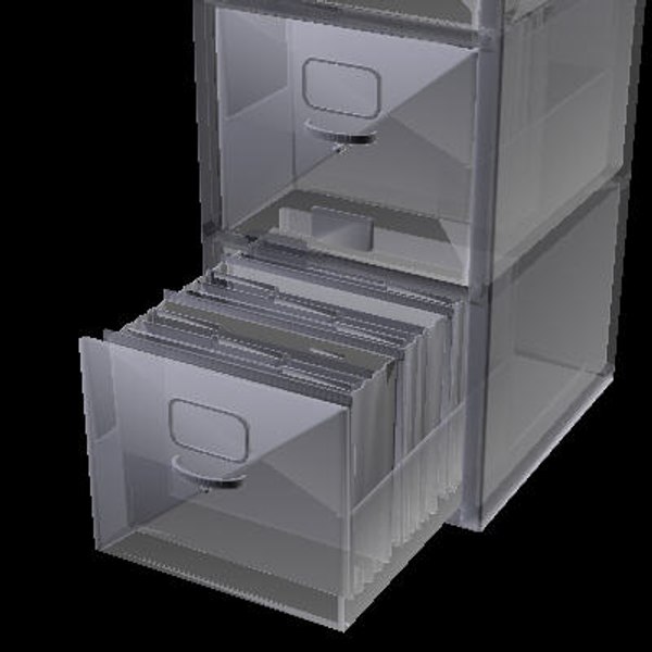 office filing 3d model