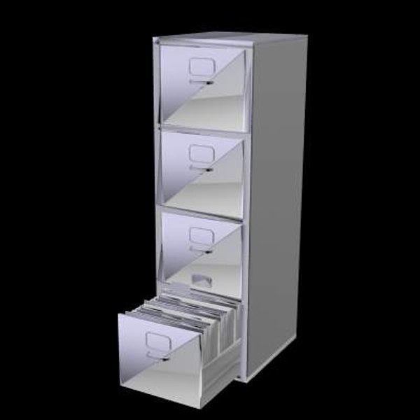 office filing 3d model