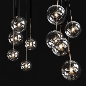 3D chandelier bolle solo model