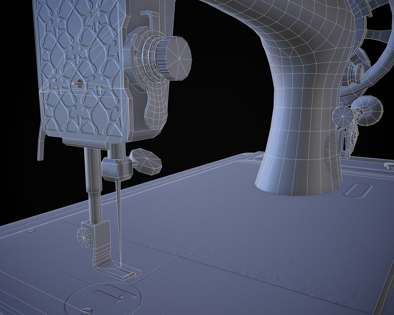 Singer Sewing Machine 3D Model - TurboSquid 1418917