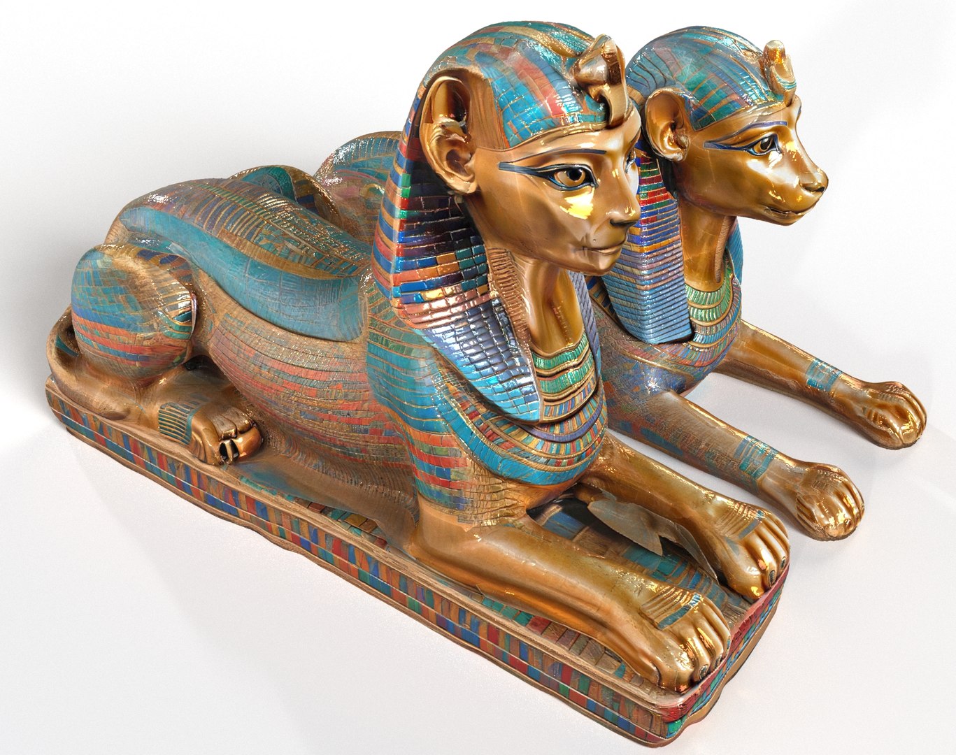 Ancient Egyptian Sphinx Sculptures Pack 3D - TurboSquid 2303299